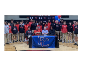 It's official!! Wade Marsh signs with Presbyterian College!